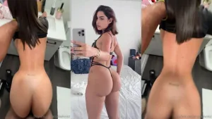 Angela Álvarez se coge a un desconocido en el baño
