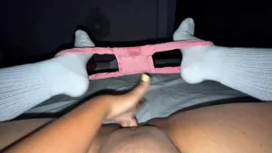 How nice it is to come home tired from school and relax with a good finger fuck