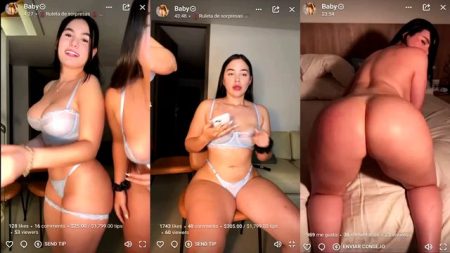 Natalia Salas se pone Cachonda con su Amiga en un LIVE