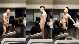 Sister Hong with one of her victims performing oral sex on her
