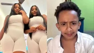 Tio colocho y Gemelas Estradas Viniendose en un live en Tiktok