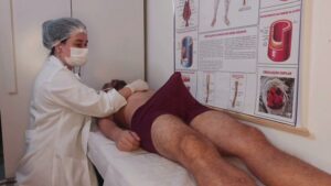 Patient gets an erection upon feeling the nurse touch