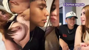 La Favorita y Santy G video viral chupandole las tetas