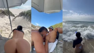 Teniendo sexo en una playa de chile con mi esposo